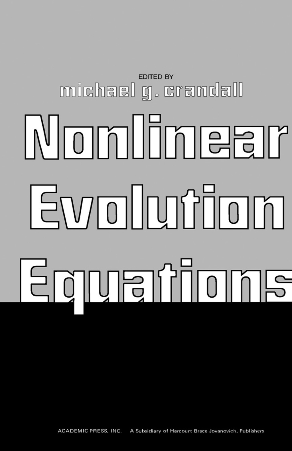 Nonlinear Evolution Equations (eBook)