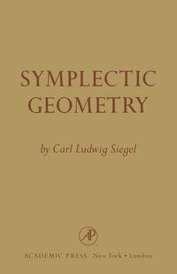 表紙画像: Symplectic Geometry 9781483232768