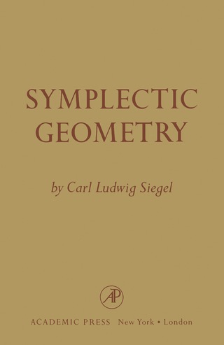 Cover image: Symplectic Geometry 9781483232768