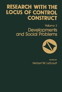 Cover image: Developments and Social Problems 9780124432024