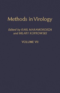 صورة الغلاف: Methods in Virology 9780124702073