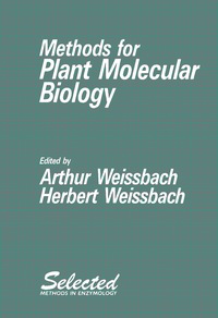 Imagen de portada: Methods for Plant Molecular Biology 9780127436555