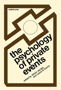 Imagen de portada: The Psychology of Private Events 9780123796509