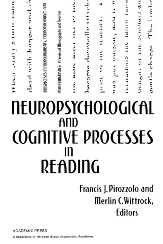 صورة الغلاف: Neuropsychological and Cognitive Processes in Reading 9780121850302