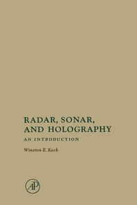 Cover image: Radar, Sonar, and Holography 9780124174504