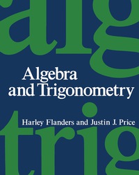 Omslagafbeelding: Algebra and Trigonometry 9780122596650