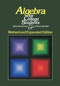 Imagen de portada: Algebra for College Students 9780124178755