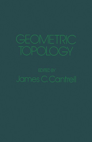Cover image: Geometric Topology 9780121588601