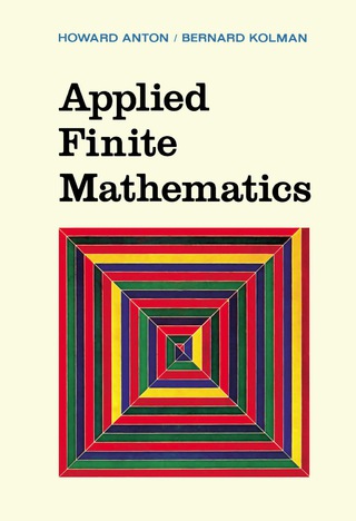 Cover image: Applied Finite Mathematics 9780120595501