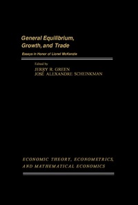 Cover image: General Equilibrium, Growth, and Trade 9780122987502