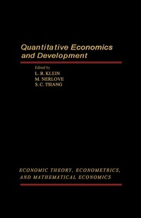 Cover image: Quantitative Economics and Development 9781483227924
