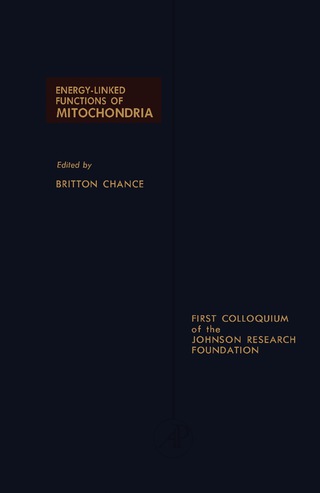 Cover image: Energy-Linked Functions of Mitochondria 9781483228402