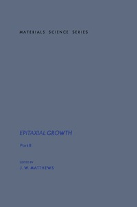 Omslagafbeelding: Epitaxial Growth 9780124809024