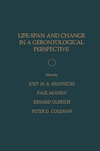 صورة الغلاف: Life-Span and Change in a Gerontological Perspective 9780125102605