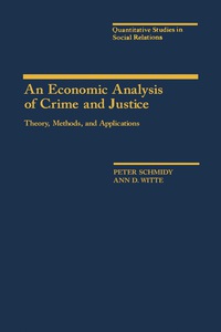 Cover image: An Economic Analysis of Crime and Justice 9780126271805