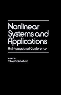 Imagen de portada: Nonlinear Systems and Applications 9780124341500