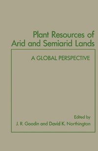 表紙画像: Plant Resources of Arid and Semiarid Lands 9780122897450