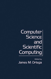 Titelbild: Computer Science and Scientific Computing 9780125285407