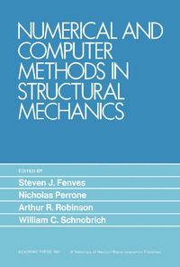 Immagine di copertina: Numerical and Computer Methods in Structural Mechanics 9780122532504