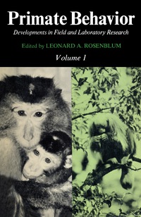 Cover image: Primate Behavior 9780125340014
