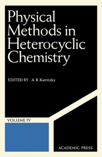 Omslagafbeelding: Physical Methods in Heterocyclic Chemistry 9780124011045