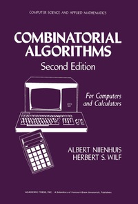 Cover image: Combinatorial Algorithms 2nd edition 9780125192606