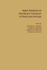 Omslagafbeelding: Water Relations in Membrane Transport in Plants and Animals 9780123920508