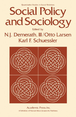 Cover image: Social Policy and Sociology 9780122094507