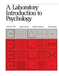 Cover image: A Laboratory Introduction to Psychology 9781483256740
