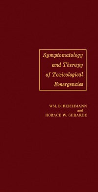 Titelbild: Symptomatology and Therapy of Toxicological Emergencies 9781483232799