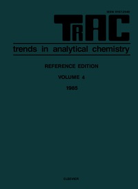 صورة الغلاف: TRAC: Trends in Analytical Chemistry 9780444426352