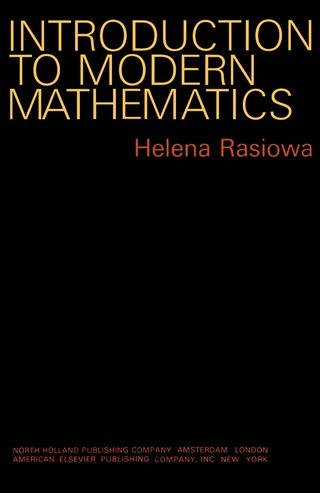 Cover image: Introduction to Modern Mathematics 9780720420678
