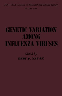 表紙画像: Genetic Variation Among Influenza Viruses 9780125150804
