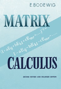 Cover image: Matrix Calculus 3rd edition 9781483232140