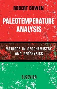 صورة الغلاف: Paleotemperature Analysis 9781483230313