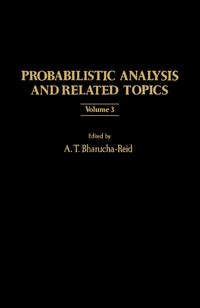 صورة الغلاف: Probabilistic Analysis and Related Topics 9780120956036