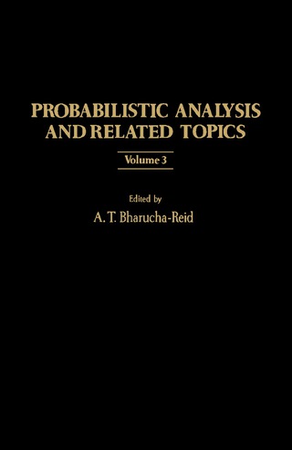 Imagen de portada: Probabilistic Analysis and Related Topics 9780120956036