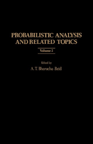 Cover image: Probabilistic Analysis and Related Topics 9780120956029