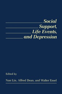 Cover image: Social Support, Life Events, and Depression 9780124506602