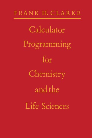 Imagen de portada: Calculator Programming for Chemistry and the Life Sciences 9780121753207