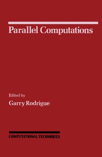 Cover image: Parallel Computations 9780125921015