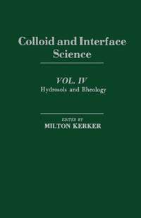 Cover image: Hydrosols and Rheology 9780124045040