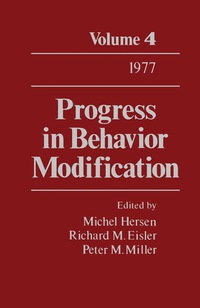 صورة الغلاف: Progress in Behavior Modification 9780125356046