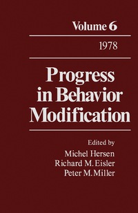 صورة الغلاف: Progress in Behavior Modification 9780125356060