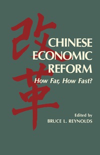 Titelbild: Chinese Economic Reform 9780125870450