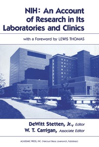 Cover image: NIH: An Account of Research in Its Laboratories and Clinics 9780126679809