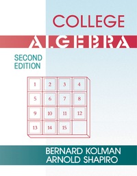 Cover image: College Algebra 2nd edition 9780124178977
