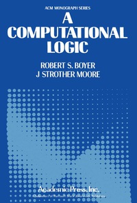 Omslagafbeelding: A Computational Logic 9780121229504