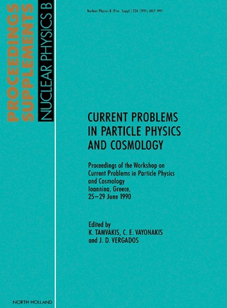 Immagine di copertina: Current Problems in Particle Physics and Cosmology 9781483229065