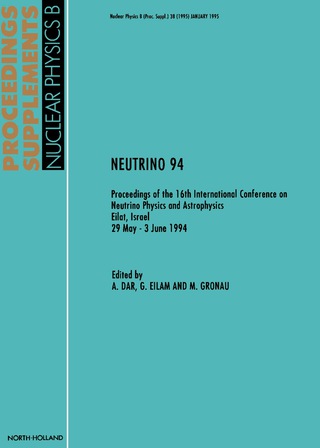 Cover image: Neutrino 94 9781483228754